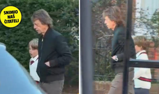 EKSKLUZIVNO &Ccaron;itatelj 24sata iz Londona snimio Micka Jaggera sa sinom: 'Ne mogu vjerovati!'