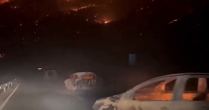 Je li ovo početak požara kod Omiša?! 'Smrdjelo je po gumi. Sve je nestalo u pet minuta...'