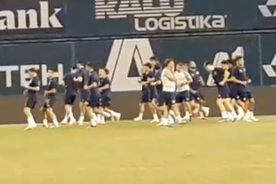 Trening Dinama na Maksimiru