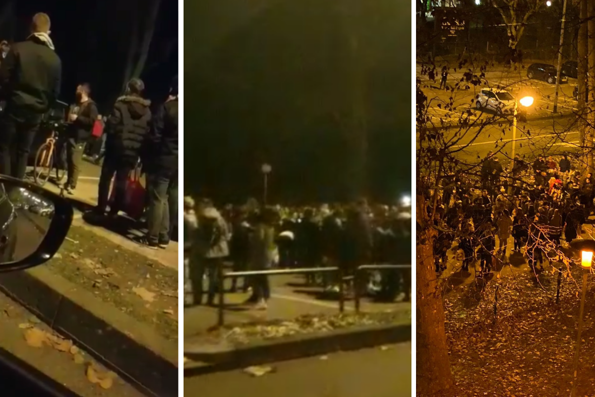 VIDEO Studenti su partijali kraj doma na Savi: 'Ako Vlada može kršiti mjere, možemo malo i mi'