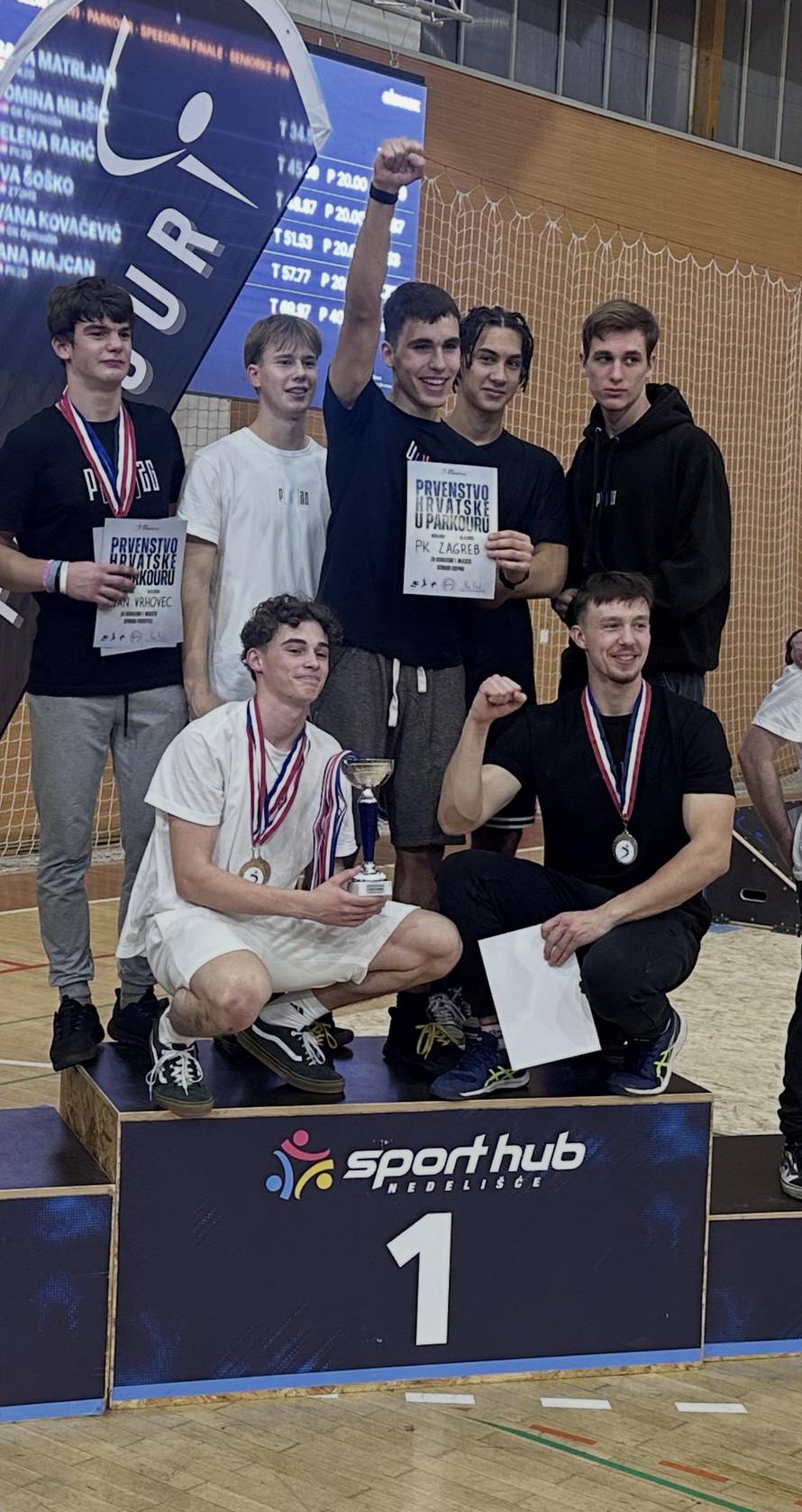 Sjajna dominacija: Najbolji hrvatski parkour sportaši osvojili su zlato u Nedelišću