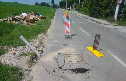 Ceste na Trnju propadaju nakon poplave: 'Netko će nastradati!'