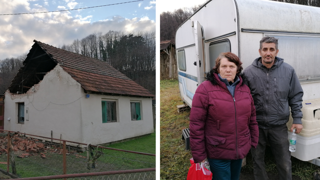 Obitelj Nikolić tri noći probdjela ispred kuće: 'Dobar čovjek nam je poklonio svoju kamp kućicu'