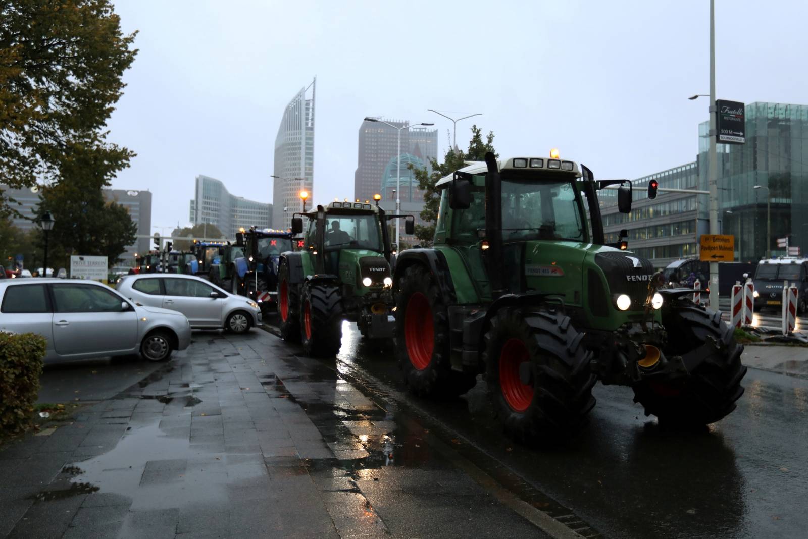 FILE PHOTO: Demonstration by Dutch farmers in The Hague