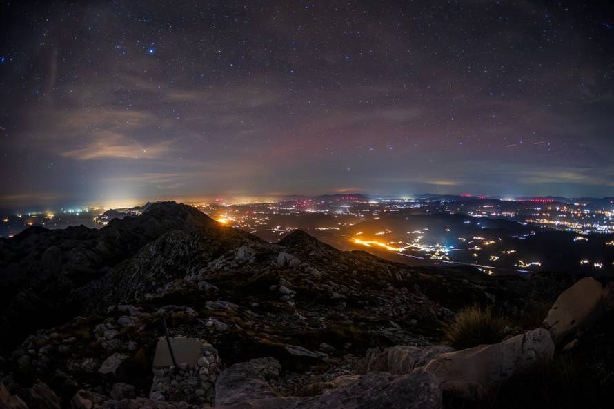 Aurora Borealis promatrana s vrha Biokova Sv. Jure 