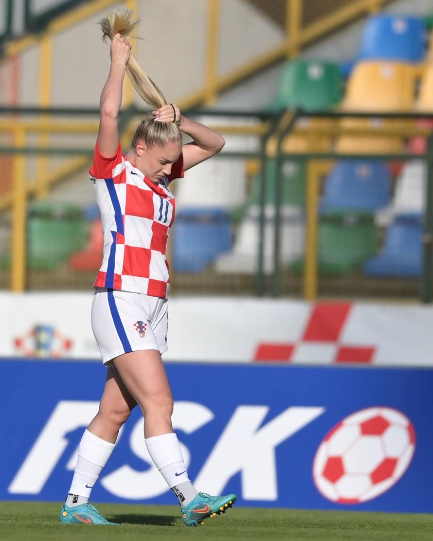 Velika Gorica: Nogometašice Hrvatske protiv Rumunjske u kvalifikacijskoj utakmici za SP