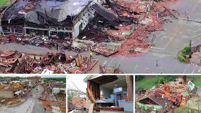 VIDEO Ubojita tornada poharala SAD. Poginulo pet osoba, među njima i beba: 'Uništenje i kaos'