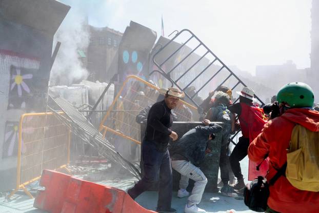 Protest against insecurity and corruption in country, in Mexico City