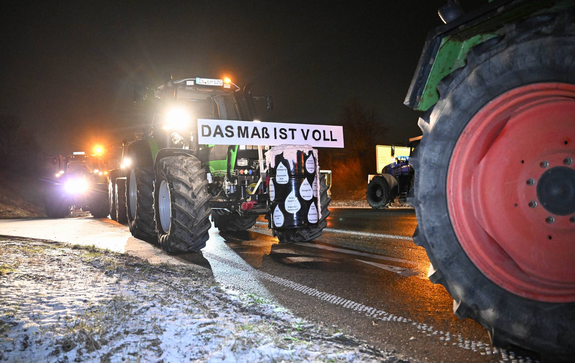 Farmer protests - Neuhausen