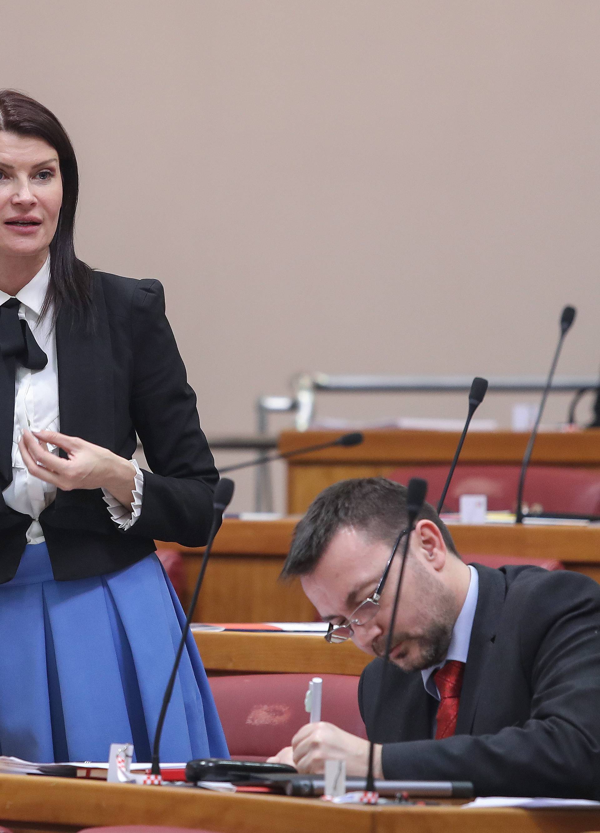 Zagreb: Ministrica Divjak na raspravi o njenom nepovjerenju