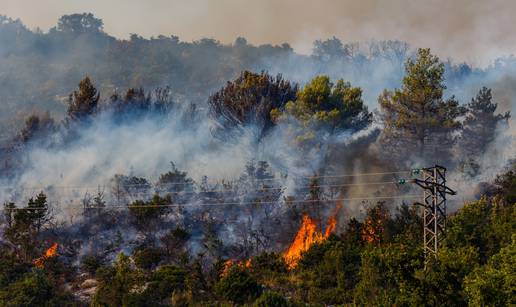 FOTO Vatrogasci će kod Segeta Gornjeg dežurati cijelu noć