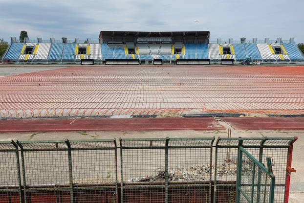 Radovi na Gradskom stadionu u Velikoj Gorici