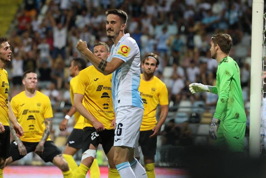 Rijeka: Uzvratna utakmica 3. pretkola Konferencijske lige HNK Rijeka - B36 Torshavn.