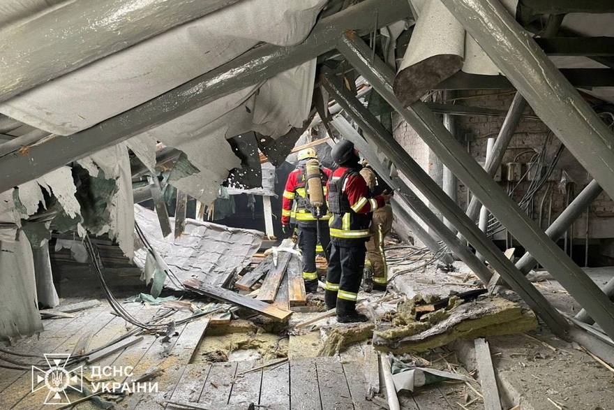 Ruski dron pogodio rodilište