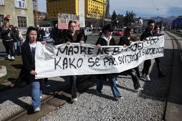 Novi prosvjed na ulicama Sarajeva nakon teške tramvajske nesreće