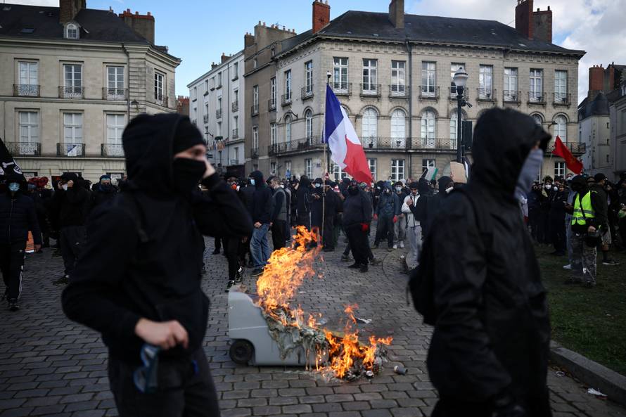 Nationwide protests in France against the cost of living