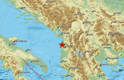 Novi potres snage 4,3  stupnja po Richteru zatresao Albaniju