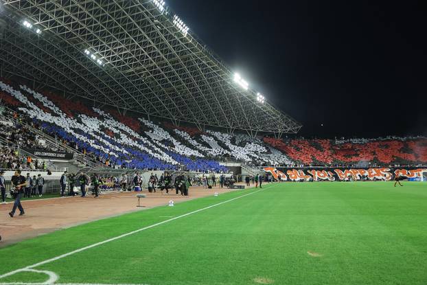 Atmosfera na Poljudu tijekom utakmice 1. kola Koferencijske lige između Hajduka i Ajaxa