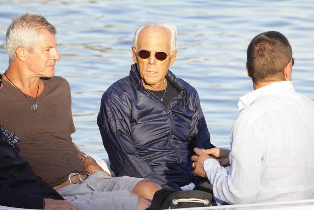 ARHIVA - 2009. Dubrovnik: Giorgio Armani uživao je u šetnji Stradunom