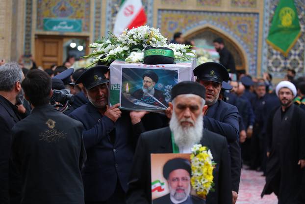 Iran's President Raisi funeral procession