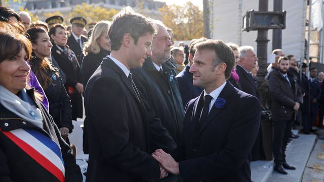 Commemorations of the 105th anniversary of WWI Armistice in Paris