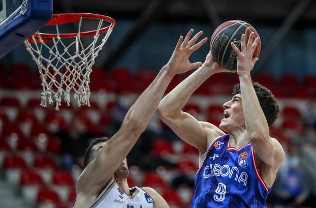 Zagreb: AdmiralBet ABA liga, 18. kolo, KK Cibona - KK SC Derby