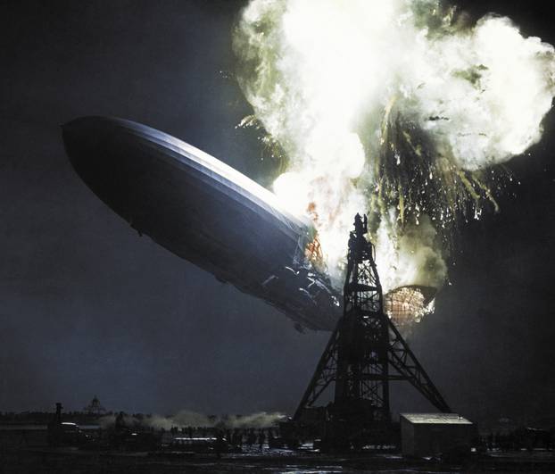 Brandkatastrophe der Hindenburg 1937