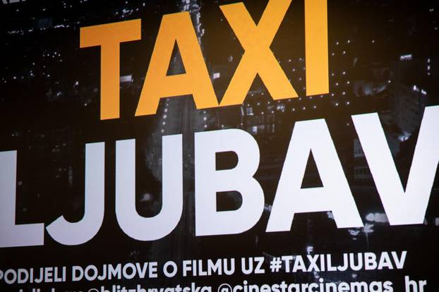 Zagreb: Premijera filma "Taxi ljubav"