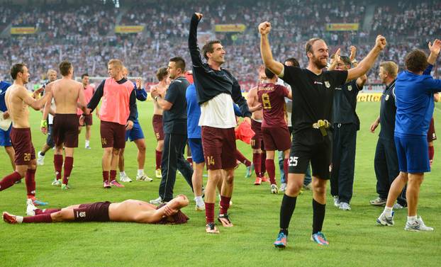 Stuttgart: Slavlje igra?a Rijeke nakon ulaska u Europsku ligu