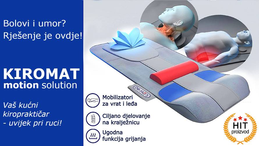Nevjerojatno otkriće protiv bolova: kiropraktičari i stručnjaci preporučuju Kiromat!