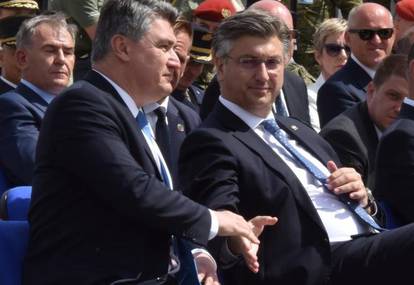 Knin: Iako su se Plenković i Milanović rukovali, predsjednik je odvratio pogled
