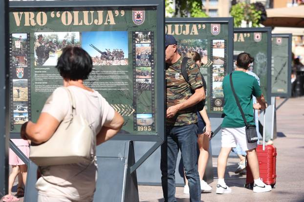 Rijeka: Na Korzu postavljena izložba povodom obljetnice Oluje
