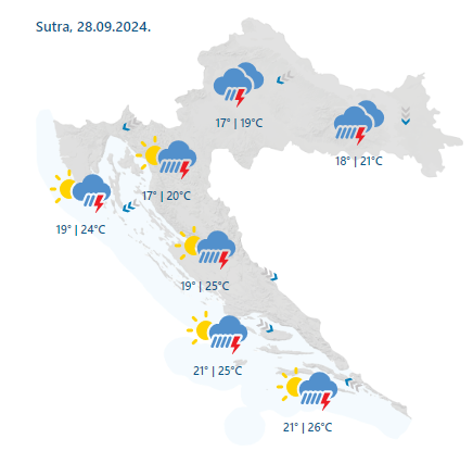 Danas i 29°C! Pogledajte fotke iz Splita! U noći stiže veliko pogoršanje i pad temperature