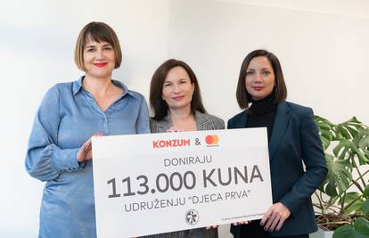 Konzum i Mastercard donirali 42.500 eura za pomoć u borbi protiv siromaštva djece