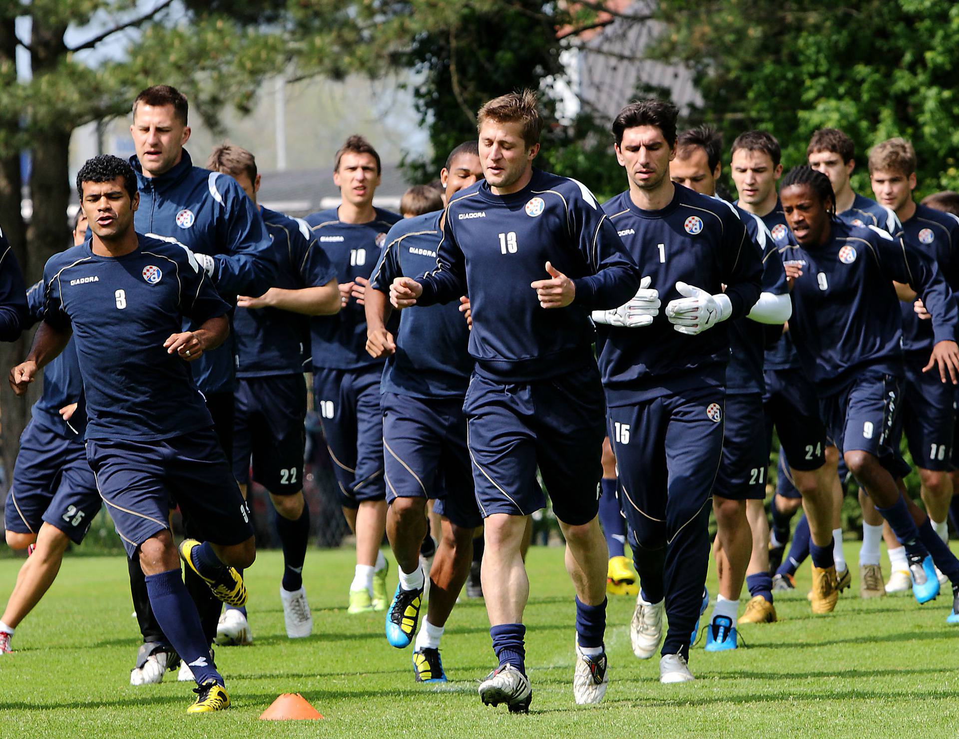 Zagreb: Dario Šimi? na prvom treningu NK Dinamo nakon potpisivanja ugovora