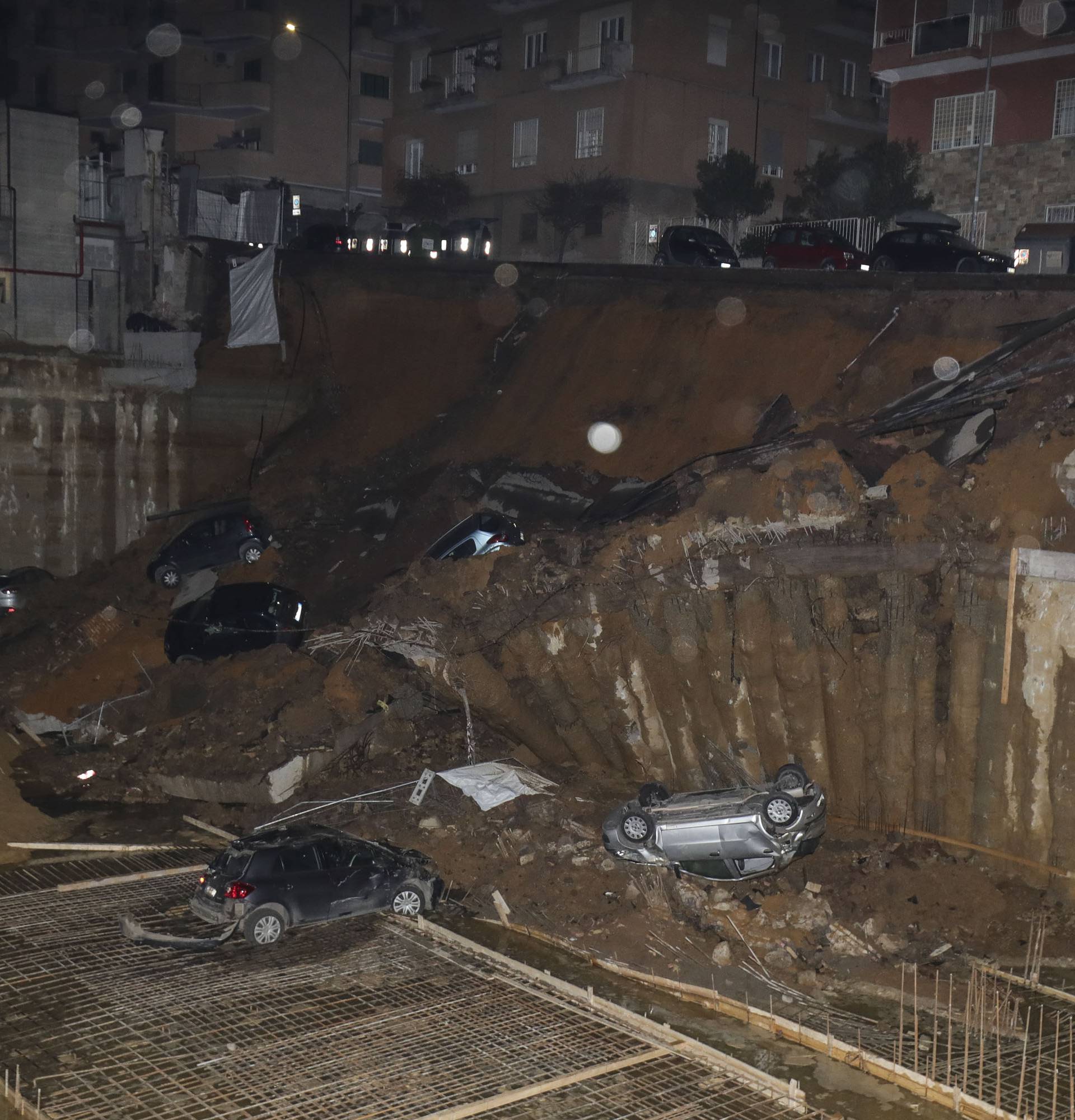 Rome, Via Lattanzio, collapses the road to the Balduina
