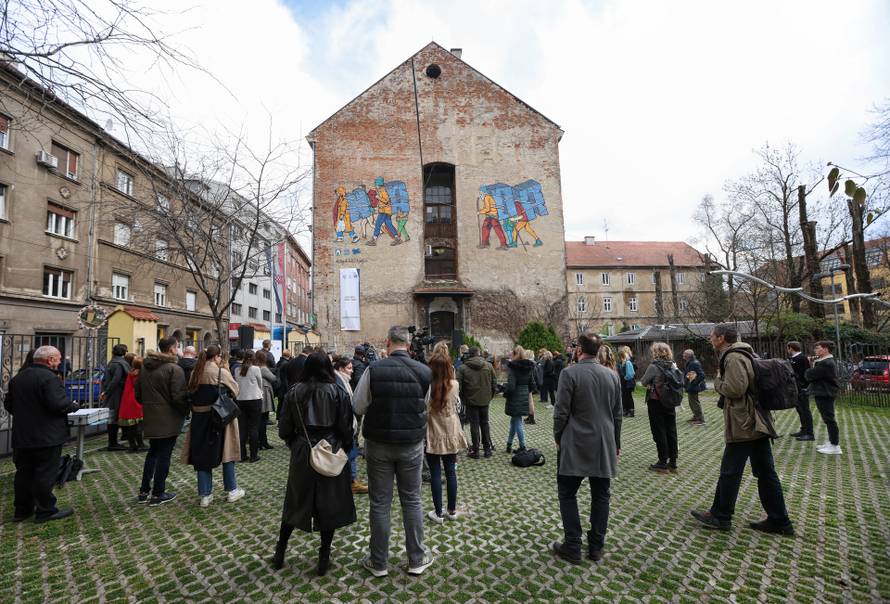 Zagreb: Predstavljen mural posvećen izbjeglicama