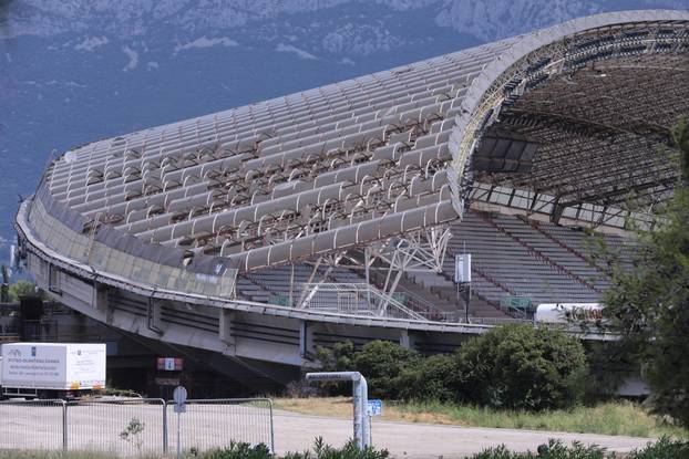 Poljud oštećen u oluji koja je poharala Split