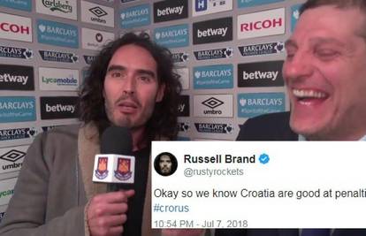 Russell Brand je bio fan Bilića, a sada se boji penala Vatrenih