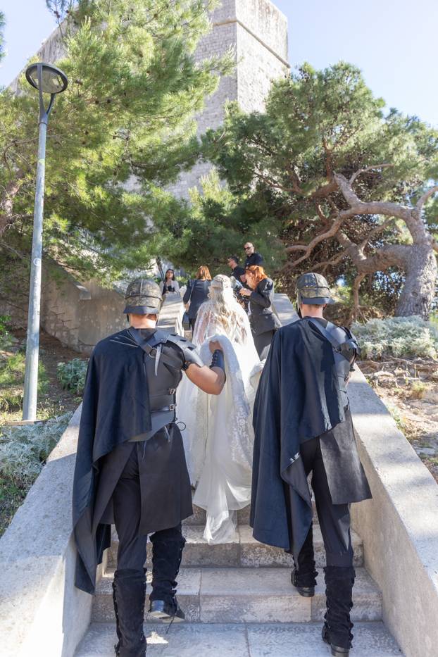 Dubrovnik: Vjenčanje nizozemskog MMA borca Alistair Overeema i njegove zaručnice Sophie na Lovrjencu