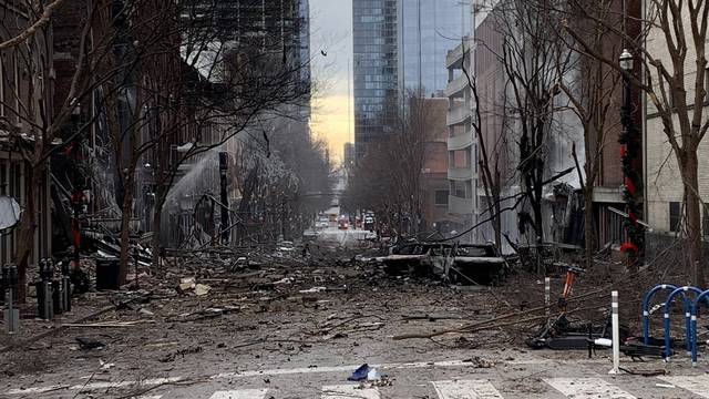 An Explosion Rocks Downtown Nashville on Christmas Day