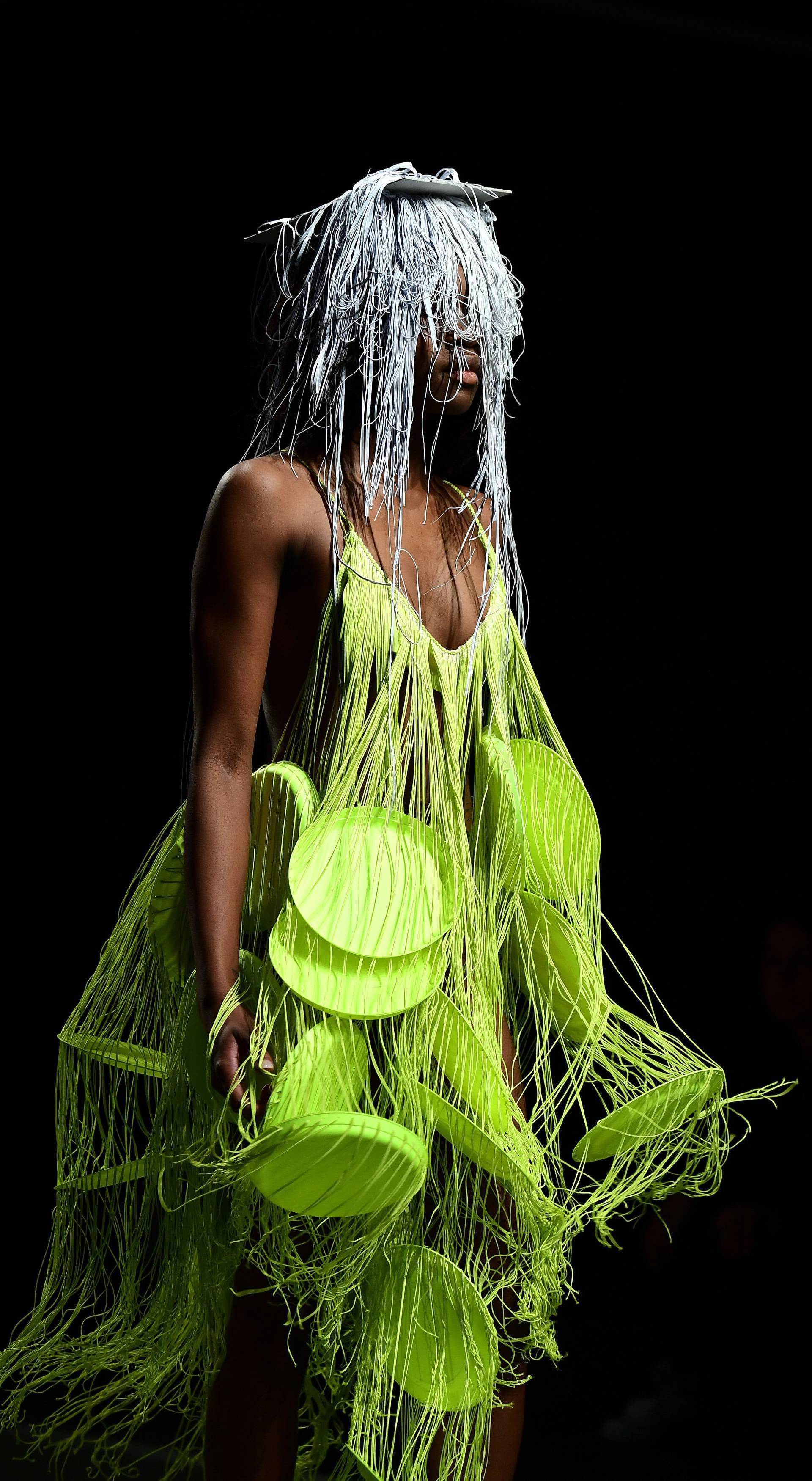 Central Saint Martins MA Catwalk - London Fashion Week February 2018