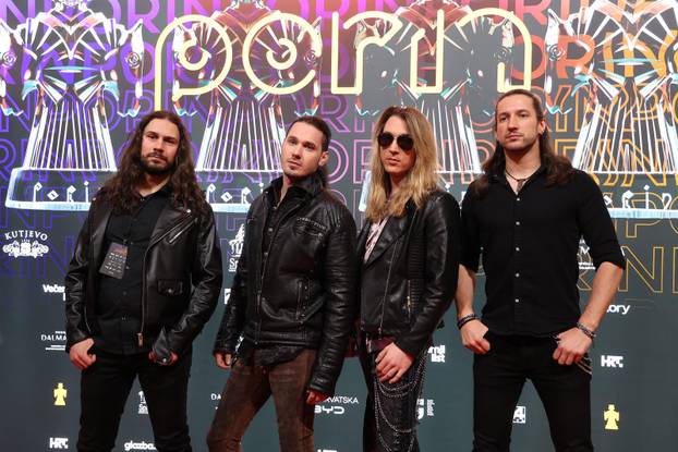 Split: Dolazak uzvanika na svečanu dodjelu 33. glazbene nagrade Porin