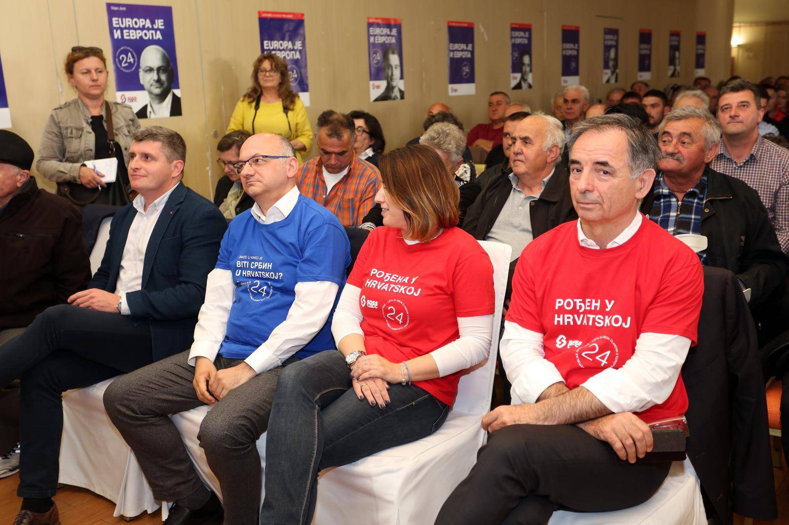 Karlovac: Predizborni skup kandidata  SDSS-a za EU izbore
