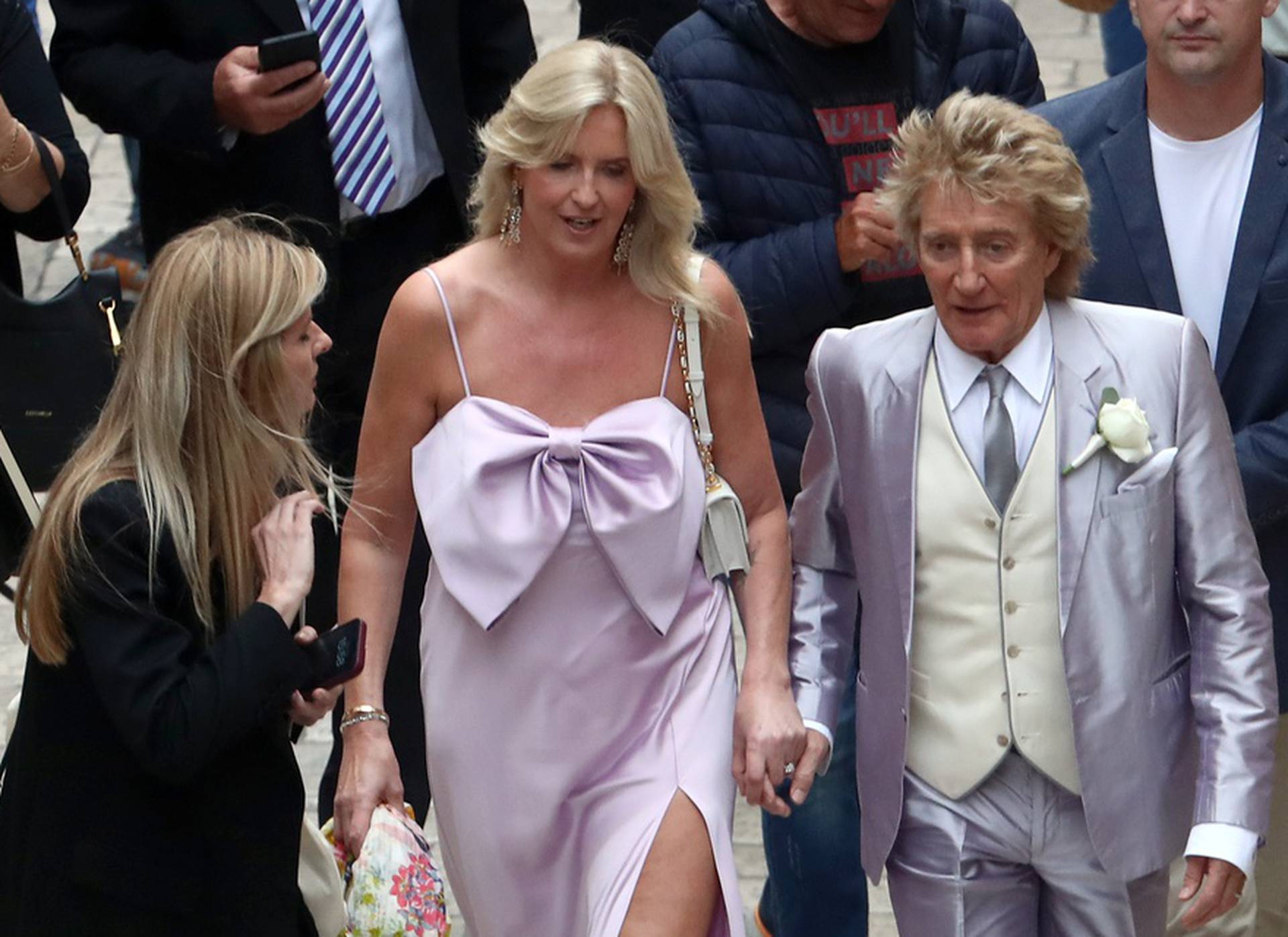 Rod Stewart stigao na vjenčanje svog sina u Dubrovniku, turisti su ga opkolili