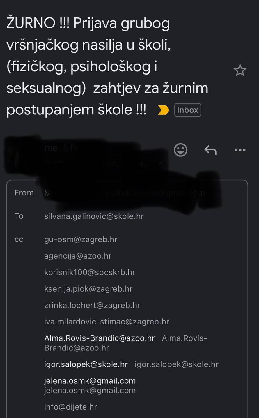 24sata ima mailove roditelja! Upozoravali na problematičnog dječaka mjesecima. Svi šutjeli