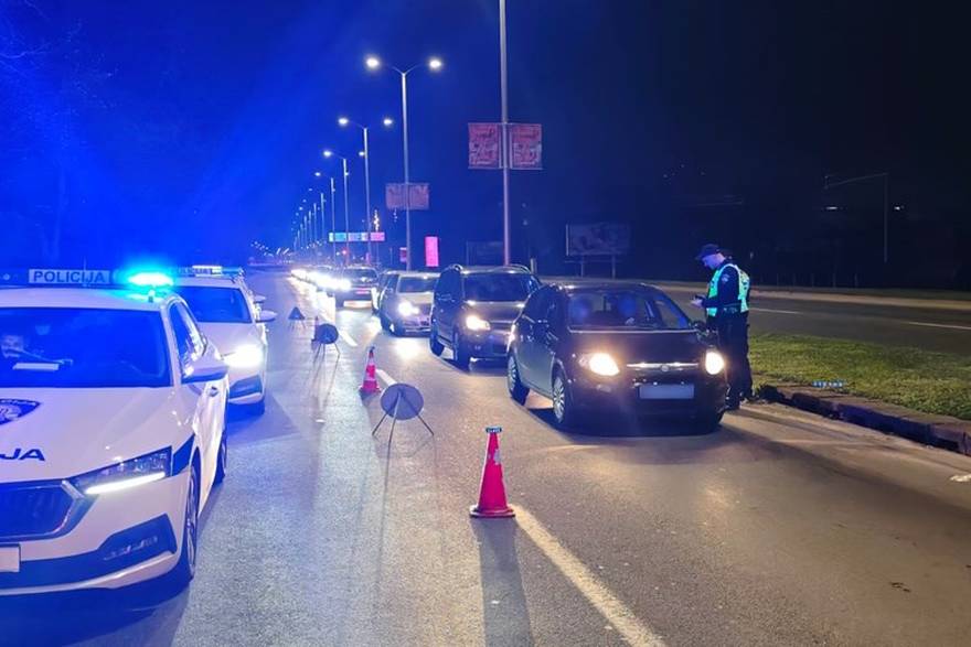 Zagreb: Policija u akciji, ulovili 93 pijana vozača