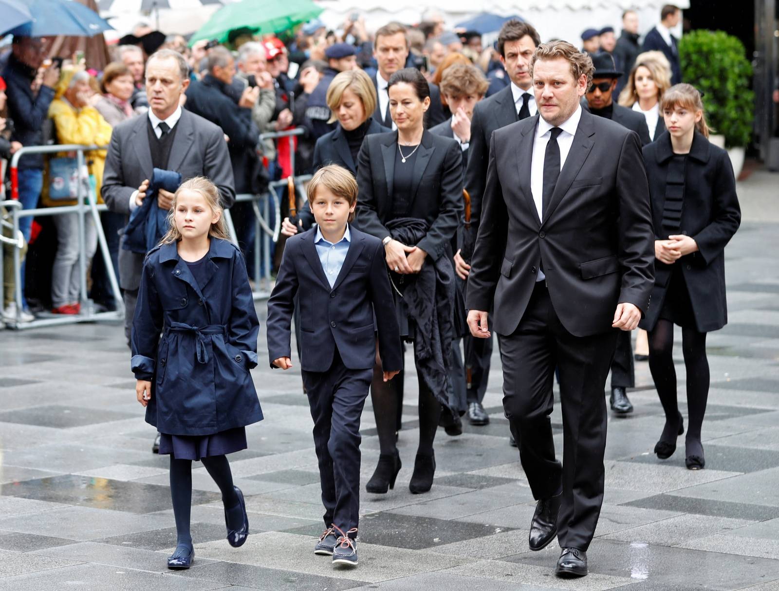 Niki Lauda's funeral ceremony at St Stephen's cathedral in Vienna