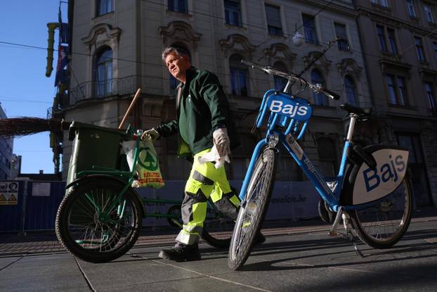 Zagreb: Popularni Bajs na neobičnoj poziciji