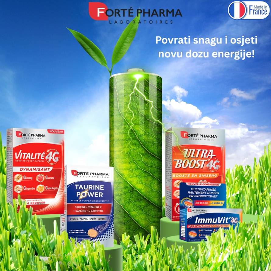 Forte Pharma – najprodavaniji brend za vitamine, energiju, imunitet i ljepotu:  Do -40%!